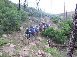 Hart Peak Trail from Indian Writings